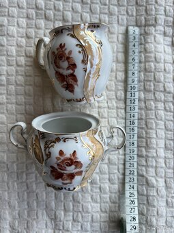Porcelánový čajový servis ruční výroby - 6