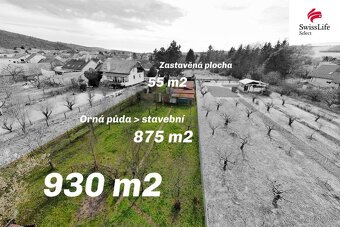 Prodej stavebního pozemku 930 m2, Tetčice - 6