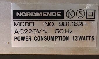 GRAMOFON NORDMENDE RP 1000 (ROK 1980) NOVÁ JEHLA A ŘEMÍNEK - 6