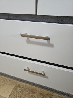 Šatní skříň Billund bílá/beton - 6