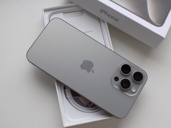 APPLE iPhone 15 Pro MAX 512GB Přírodní Titan-ZÁRUKA-TOP STAV - 6
