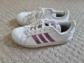 Boty Adidas 37 1/3 tenisky - růžový pruh - 6