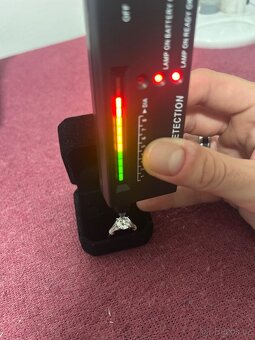💎Exkluzivní prsten 3ct moissanit – cert. GRA💎 - 6