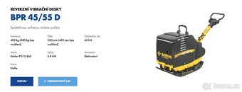 vibrační deska BOMAG BPR45/55D - 6