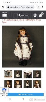 Porcelánová sběratelská panenka - 6