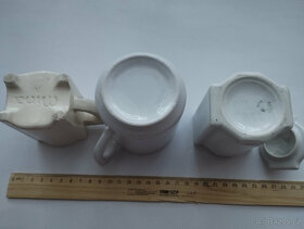 Grogovka,Růžové hrníčky 4ks na chalupu s pokličkou" "a ret - 6