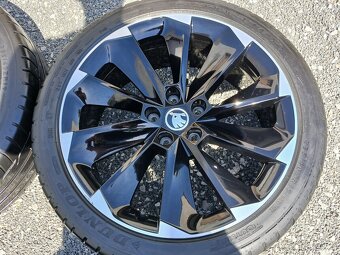 Pěkná orig alu kola Supernova, Š Superb Dunlop 235/40/19 - 6