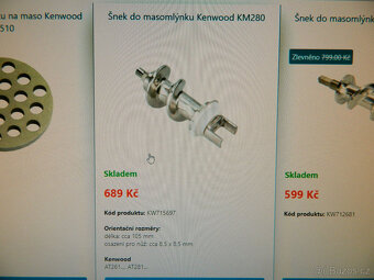 Příslušenství k robotu Kenwood KM 280 - 6
