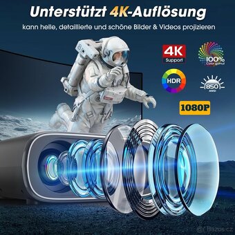 Nigecue Projektor C16 / 4K / WIFI - 6
