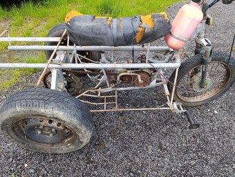 Prodám domácí tříkolku s motorem Simson SR2 - 6