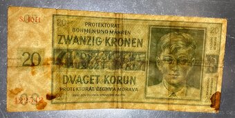 bankovky Protektorát Čechy a Morava 1939-1945 - 6