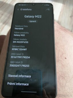 Samsung Galaxy M22 4/128gb android 13 v dobrým stavu - 6