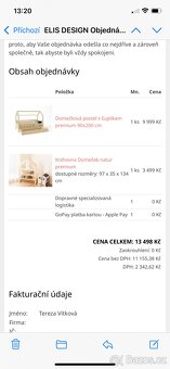 Domečková postel Elis Design s regálem - 6