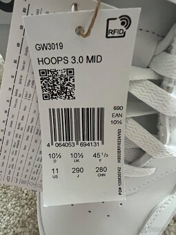 Adidas Hoops 3.0 mid pánské tenisky 45 1/3 - 6