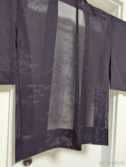 Dámský letní kabátek haori - bambus - 6