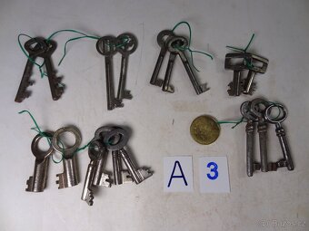 Staré klíče. Sbírka. Velké množství. - 6