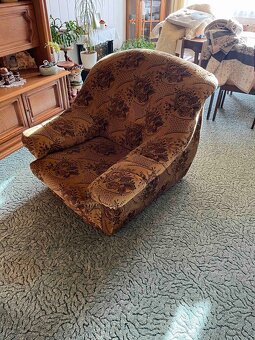 Rohová sedačka + křeslo za odvoz - 6