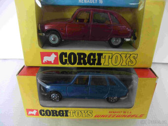 od CORGI a DINKY TOYS:RENAULT 16 v original krabickach - 6