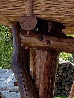 Dubová houpačka. Houpačka. Dřevěná houpačka. - 6