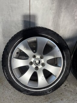 Zimní ALU sada Škoda 5x112 r16 s pneu 205/55/16 - 6