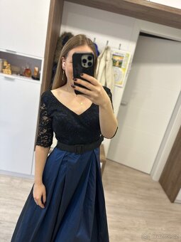 Nádherné plesové šaty velikosti 38 / M - 6