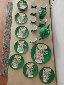 Retro porcelánový servis - nový, kompletní sada - 6