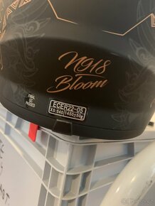 přilba N918 BLOOM, NOX (černá matná, bronzová) - 6
