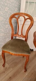 Jidelní stůl se šesti židlemi vintage 1988 - 6