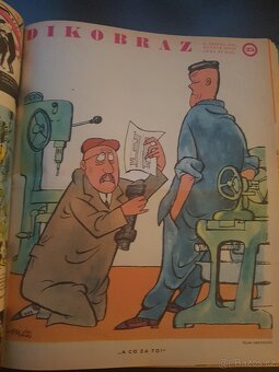 Časopis Dikobraz ročníky 1961-69 svázané - 6