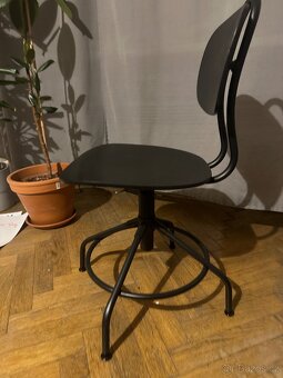 Otočná židle černá IKEA - 6