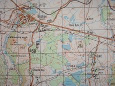 Vojenská profesionální tajná mapa Žlutice Bochov ČSLA - 6