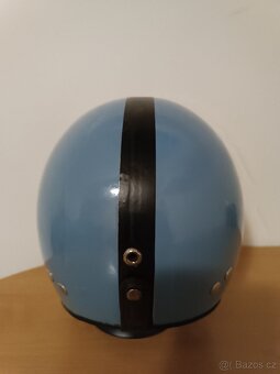 Stará přilba, helma - modrá - 6