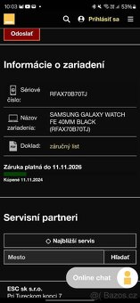 Samsung Galaxy watch FE + záruka - 6