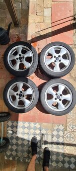 Pneumatiky 195/50 R15 + disky + šrouby - 6
