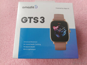 Chytré hodinky Amazfit GTS 3 Terra Rosa, NOVÉ... - 6