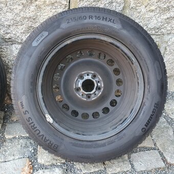 Plechové disky a LETNÍ pneu Barum Bravuris 5 215/60 R16 XL - 6