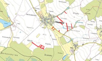 Zemědělská půda, prodej, Vlastiboř, Tábor - 6