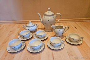 Starožitný čajový set z porcelánu - 6