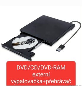 Externí DVD/CD vypalovačka-přehrávač s USB+USB-C - 6