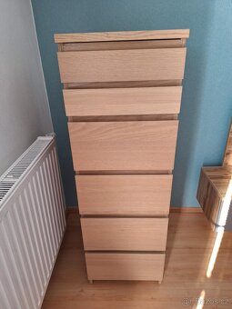 IKEA MALM Komoda 6 zásuvek 40x123 cm - 6