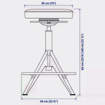 Stolička IKEA TROLLBERGET - 6