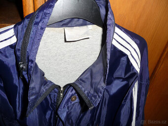 ADIDAS bunda pánská dlouhá šusťáková - RETRO - 6