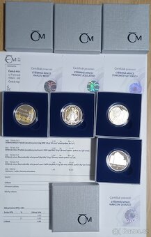 4ks stříbrné mince - Pražské motivy - 6