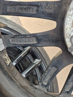 ORIGINÁL ALU R18 BMW M-SPORT ZIMNI PNEU BARUM POLARIS 5 - 6