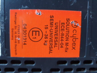 Autosedačka Cybex Solution M-fix 2/3 15-36kg - 6