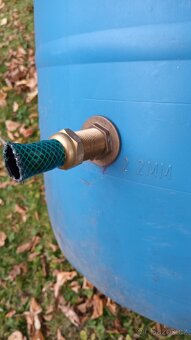 2x plastový sud 200 litrů - 6