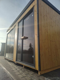 Finská venkovní sauna-Saunový domek s odpočívárnou - 6
