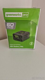 Aku baterie greenworks 40 a 60 v. - 6
