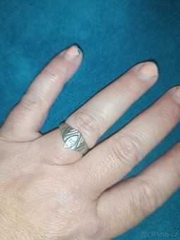 Krásné stříbrné prstýnky - 6