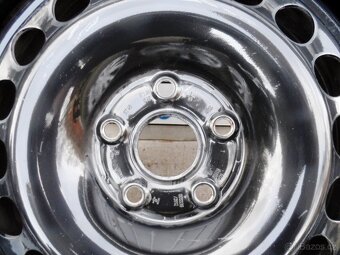 Originál Plechové disky +Poklice ET46 5X112 - 6